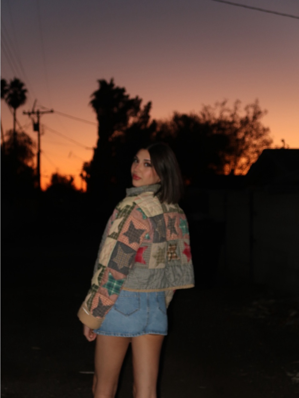 Patchwork Quilted Jacket - Multi Color - Picture 3 of 4